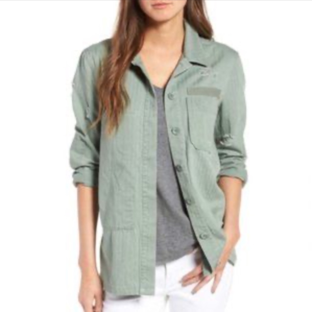 SOLD Treasure & Bond Military Shirt (L)